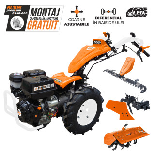 Motorový kultivátor ruris 977csp + žací nôž 977s + kyprič s977 + pluh p977