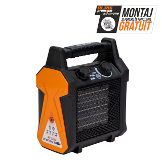 Ruris vulcano 300s elektrický ohrievač s ventilátorom