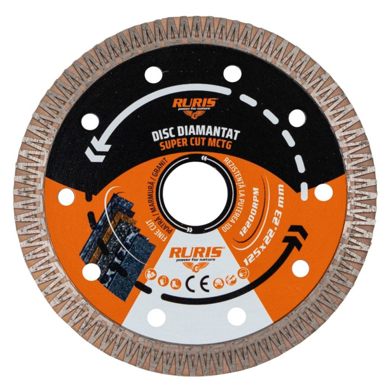 Kotúč ruris super cut mctg 125x22.23