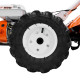 RURIS pôdna fréza 5900 R + gumené kolesá 5,00-6 7 HP